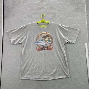 Spirited Away Men Shirt 2XL Gray Graphic Studio Ghibli  Print 20th Anniversary